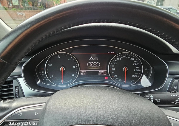 Audi A6 cena 43800 przebieg: 327444, rok produkcji 2013 z Wrocław małe 37